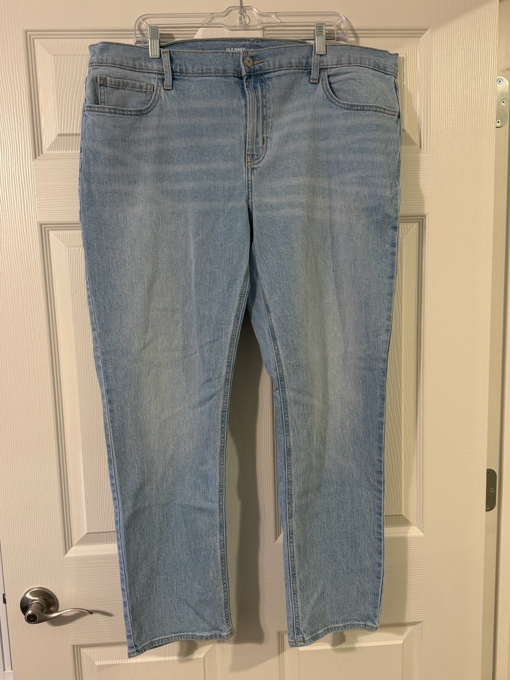 Old Navy Light Blue Mid-Rise Wow Boyfriend Jeans